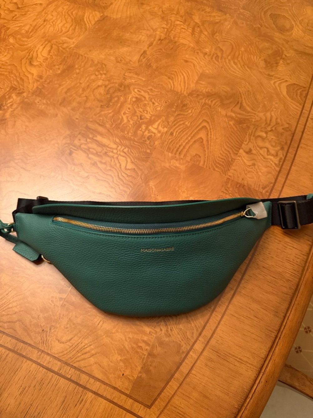 MAISON de SABRE green Leather men’s Bag
